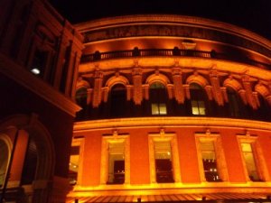Die Royal Albert Hall - na gut, nur ein Teil davon...