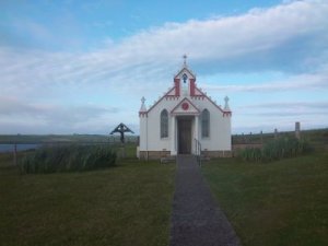 The Italian Chapel - unwirkliche Szenerie