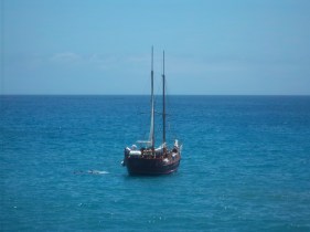 Ausblick aufs Meer und auf andere Whale-Watcher
