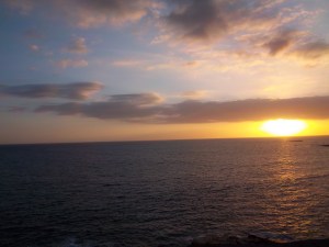 Ein Sonnenuntergangsbild muss natürlich auch sein